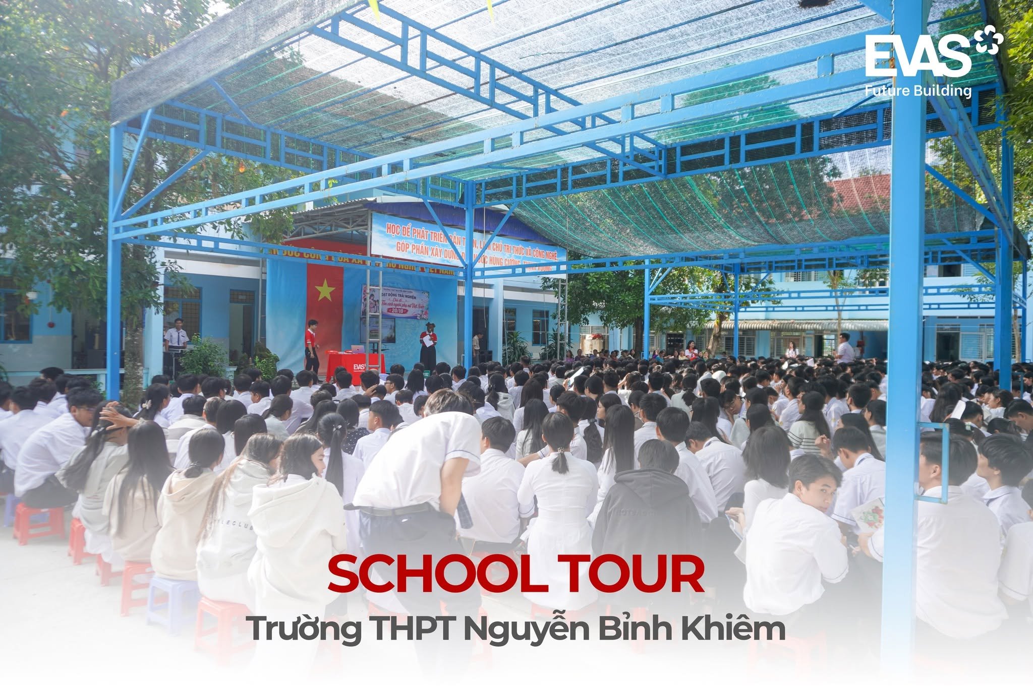 EVAS School Tour An Giang – Mang sân chơi tiếng Anh đến trường học