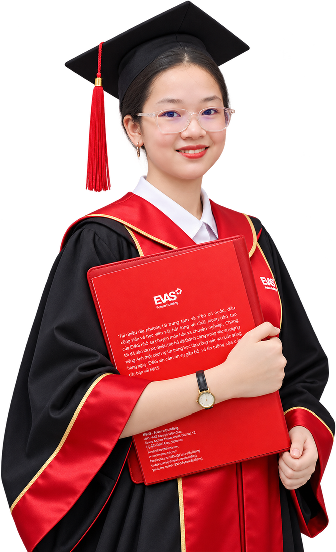 Học viên EVAS cầm cuốn sổ đỏ